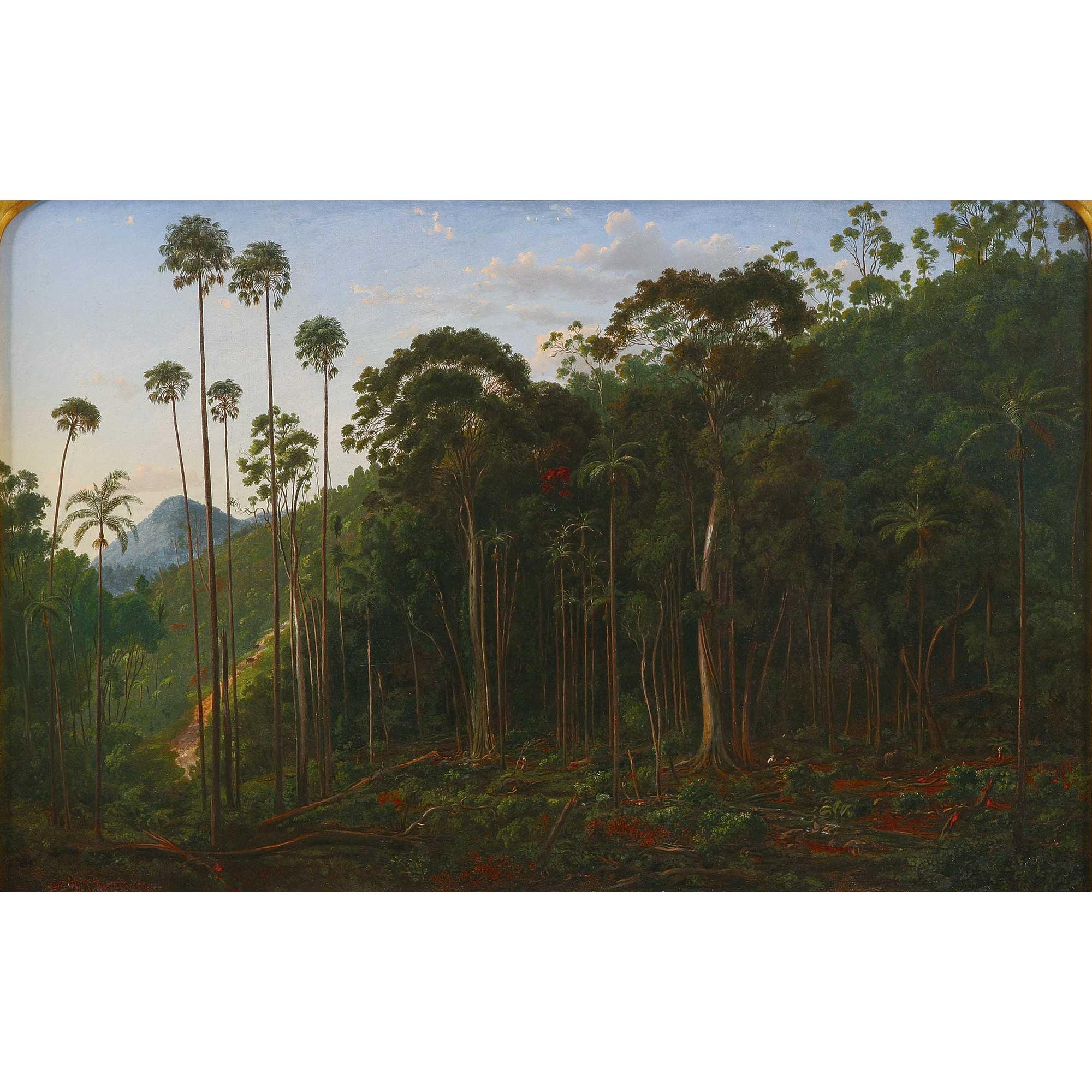 Eugene Von Guerard - Australian Cabbage Trees Near The Shoalhaven River, N.S.W.