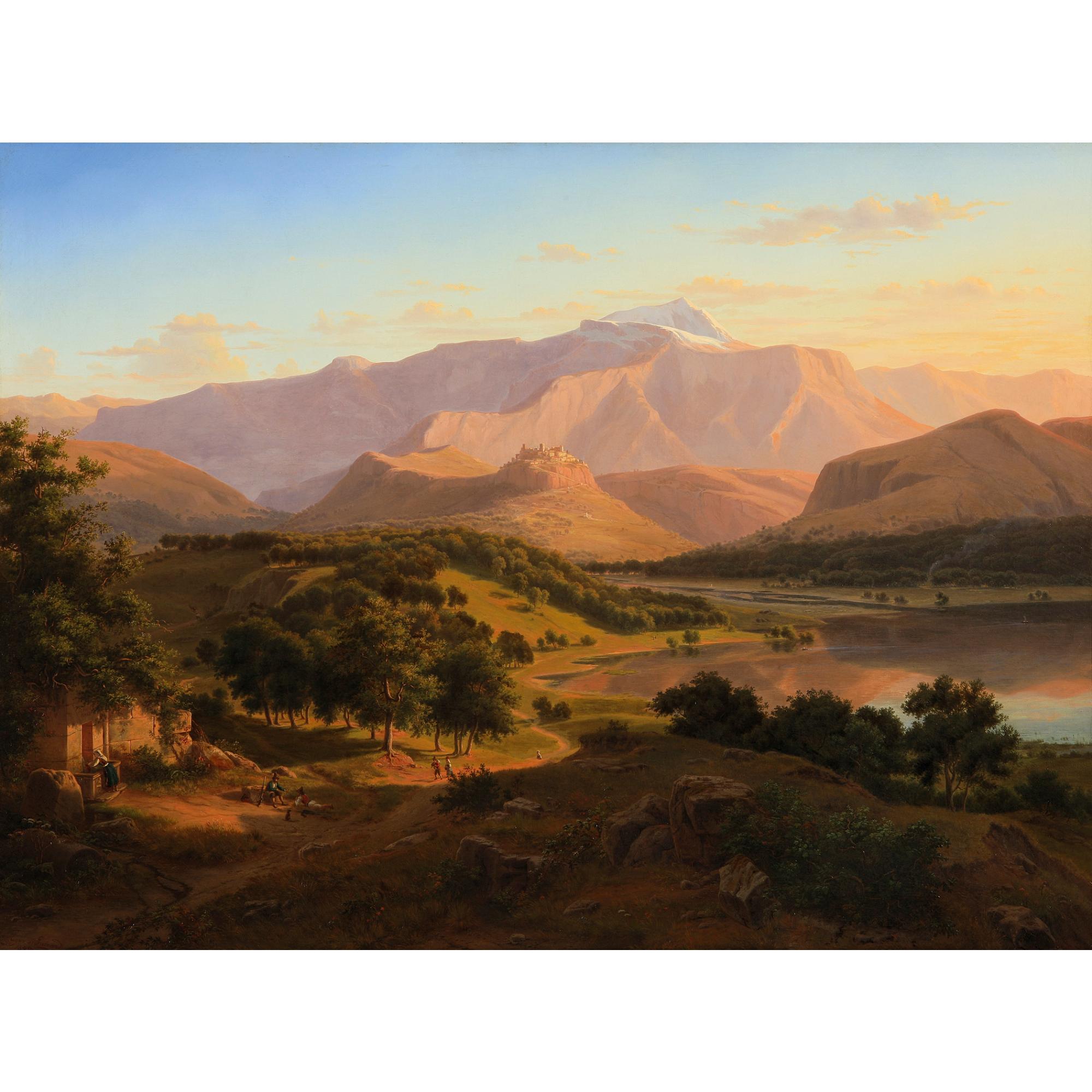Eugene Von Guerard - Australian Italian Landscape