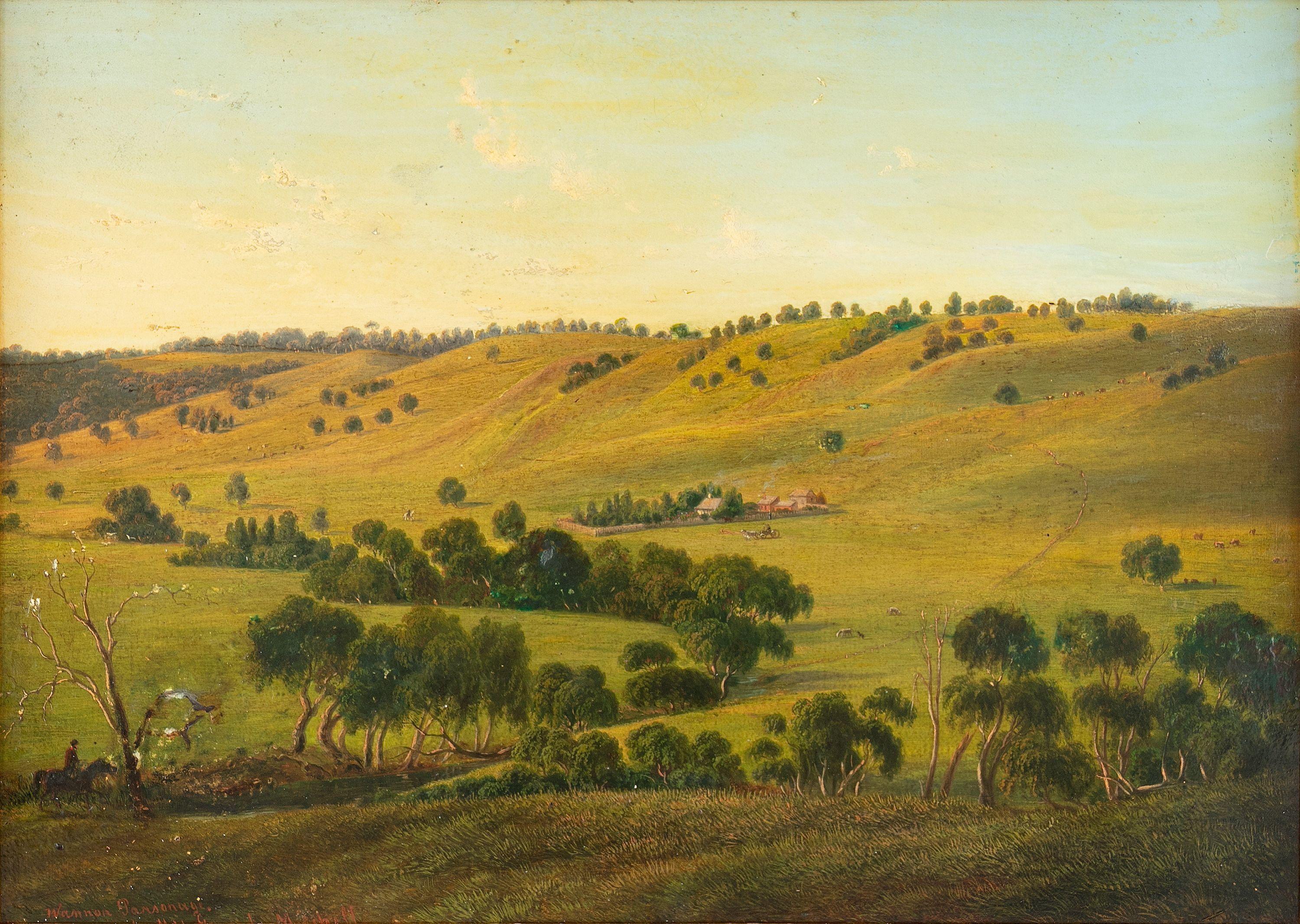 Eugene von Guerard - Wannon Parsonage, c.1868