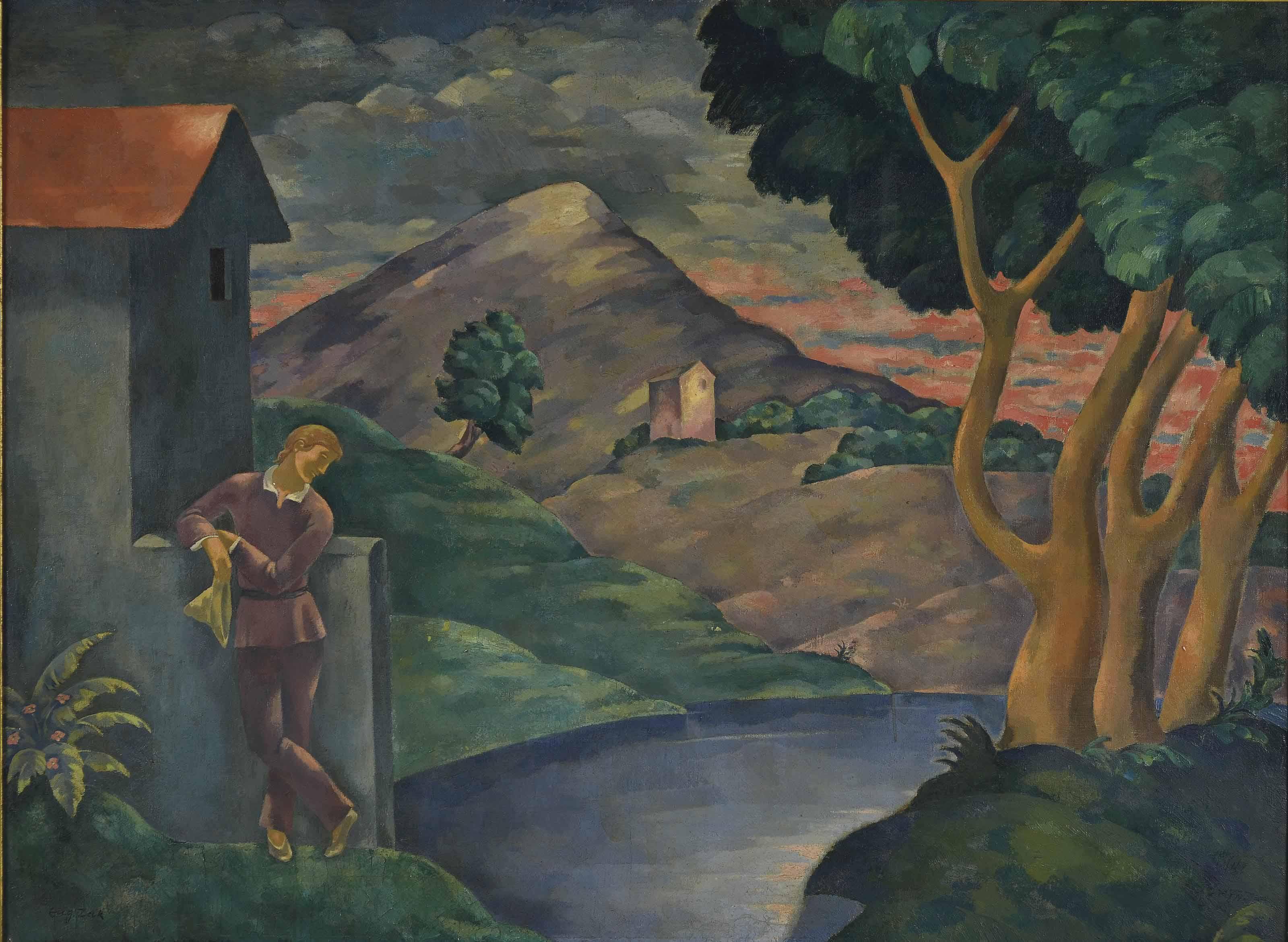 Eugène Zak - Meunier (paysage romantique)