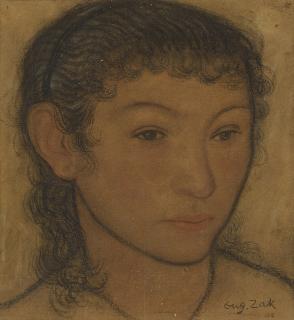 Eugène Zak - Tête De Femme