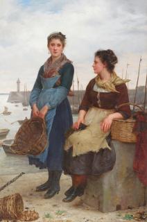 Eugénie Marie Salanson - Awaiting the return of the fleet