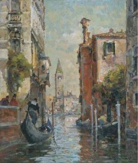 Eugenio Bonivento - Scorcio di Venezia