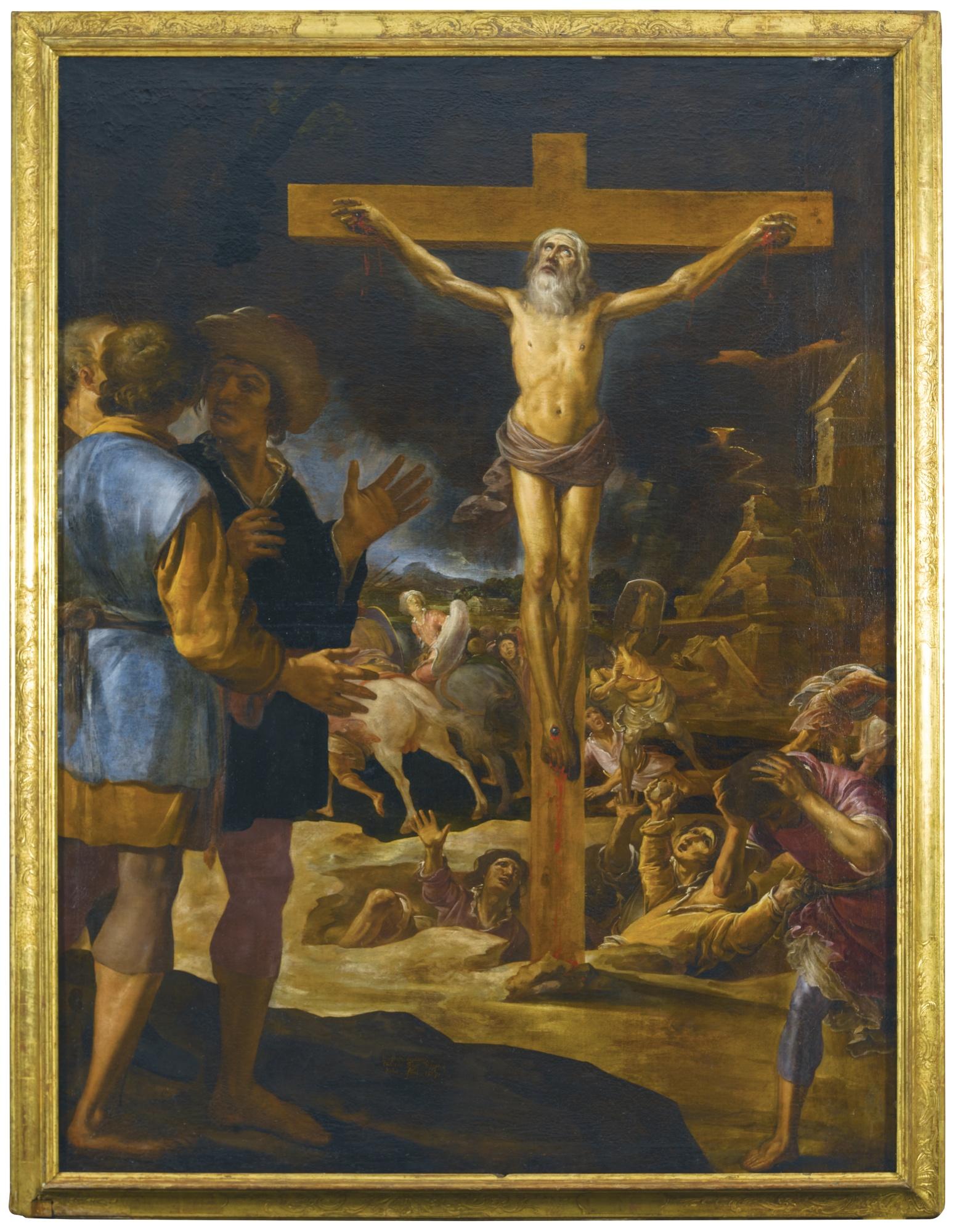 Eugenio Cajes - The Crucifixion Of A Male Saint, Possibly St. Philip