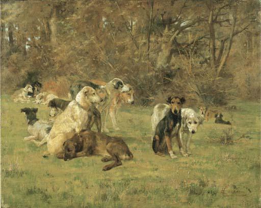 Eugenio Cecconi - Cani Nella Radura
