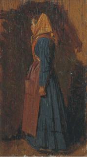 Eugenio Cecconi - Giovane Contadina