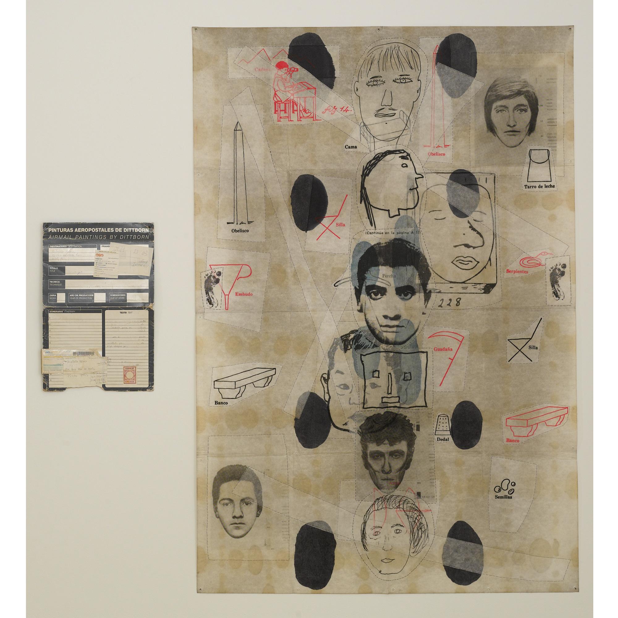 Eugenio Dittborn - L\'Est Fait (Pinture Aeropostal)