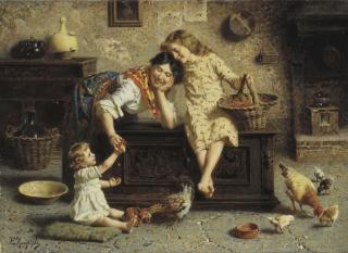 Eugenio Edouardo Zampighi - A Treat For Baby