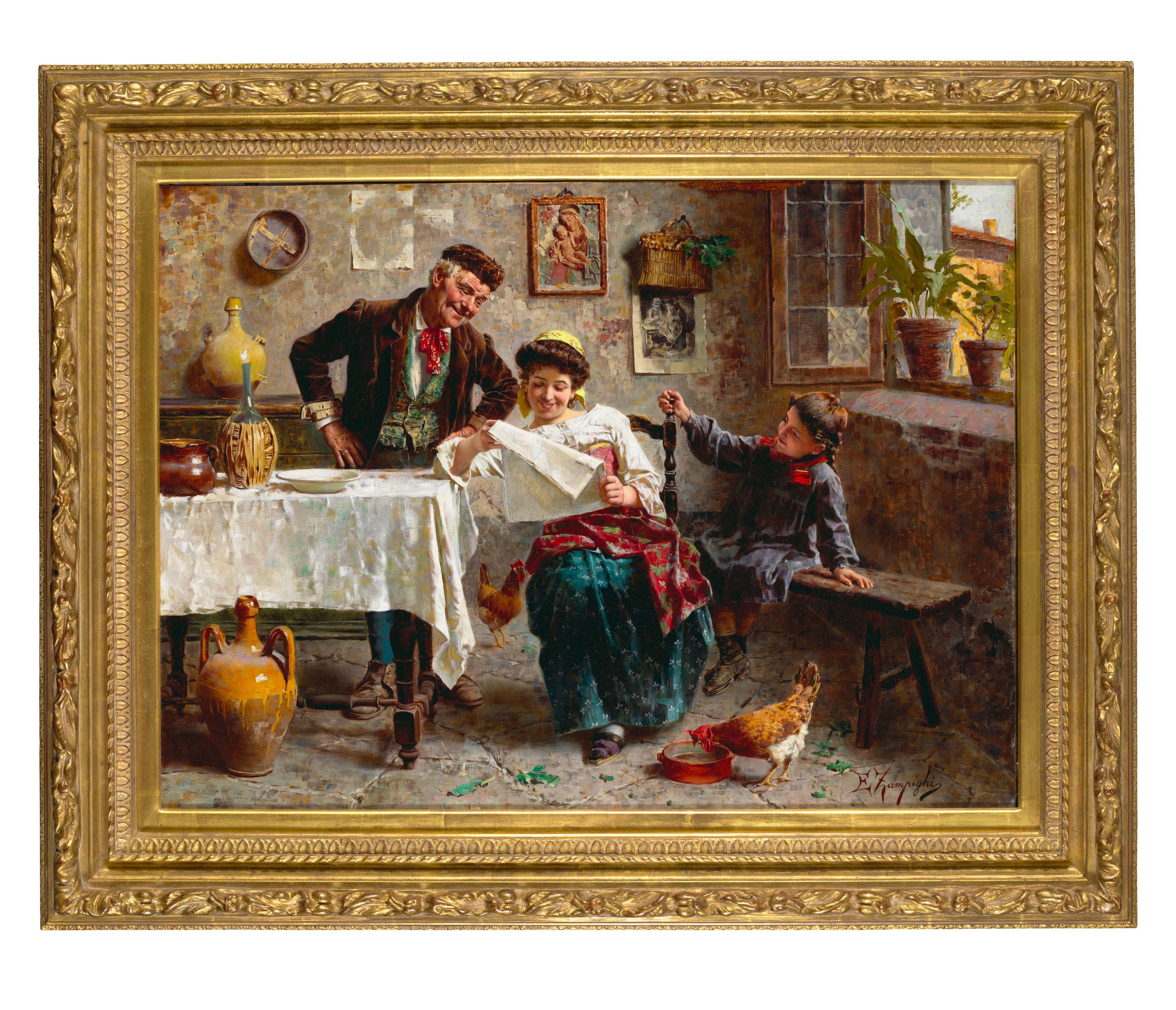 Eugenio Edouardo Zampighi - La chiacchiera