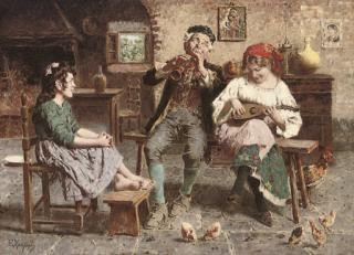 Eugenio Edouardo Zampighi - The family concert