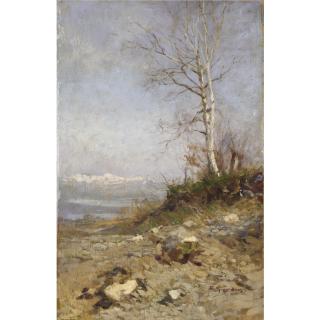 Eugenio Gignous - Betulla In Riva Al Lago