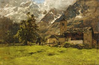 Eugenio Gignous - Macugnaga\'S Church