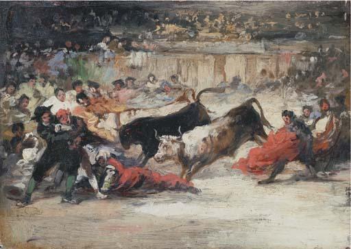 Eugenio Lucas Velázquez - A bullfight