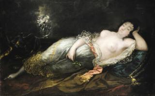 Eugenio Lucas Velázquez - Maja Dormida (Sleeping Nude)