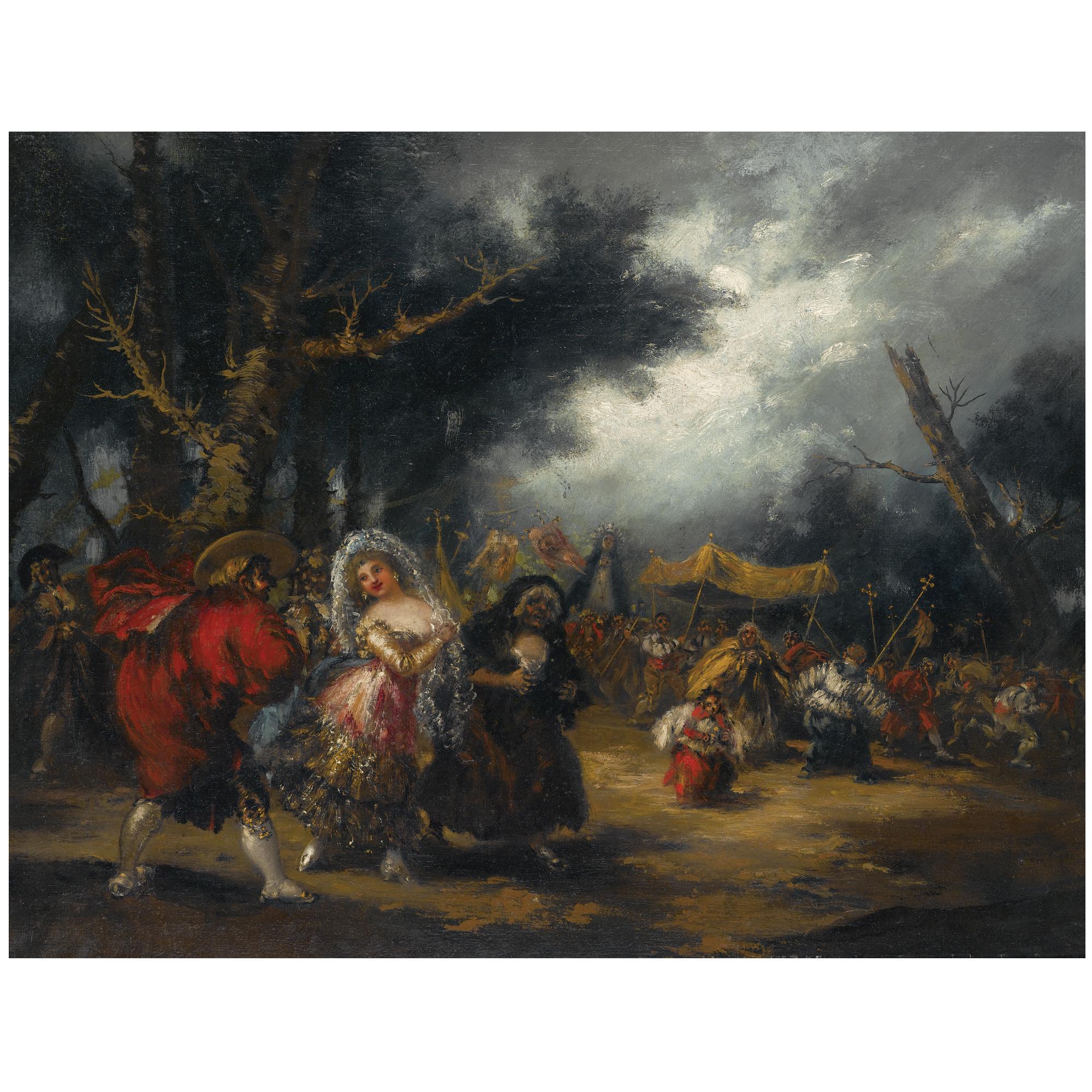 Eugenio Lucas Villamil - La Procesión (The Procession)