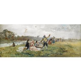 Eugenio Lucas Villamil - Spanish Fiesta Campestre