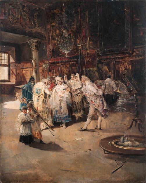 Eugenio Lucas Villamil - The baptism