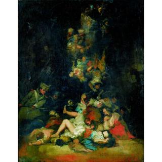 Eugenio Lucas Y Padilla - Scène De Pillage