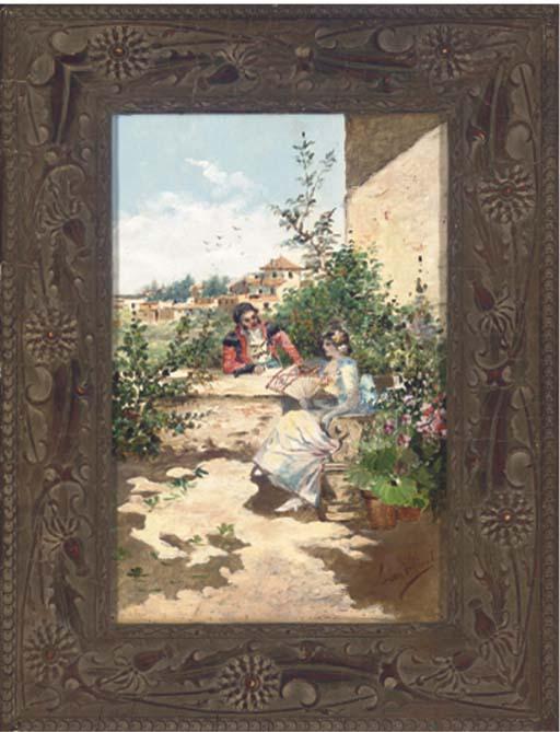 Eugenio Lucas y Villamil - The courting couple