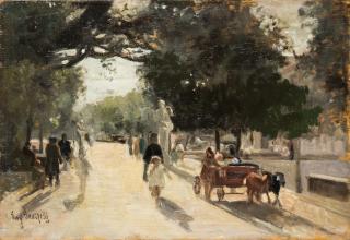 Eugenio Scorzelli - La passeggiata