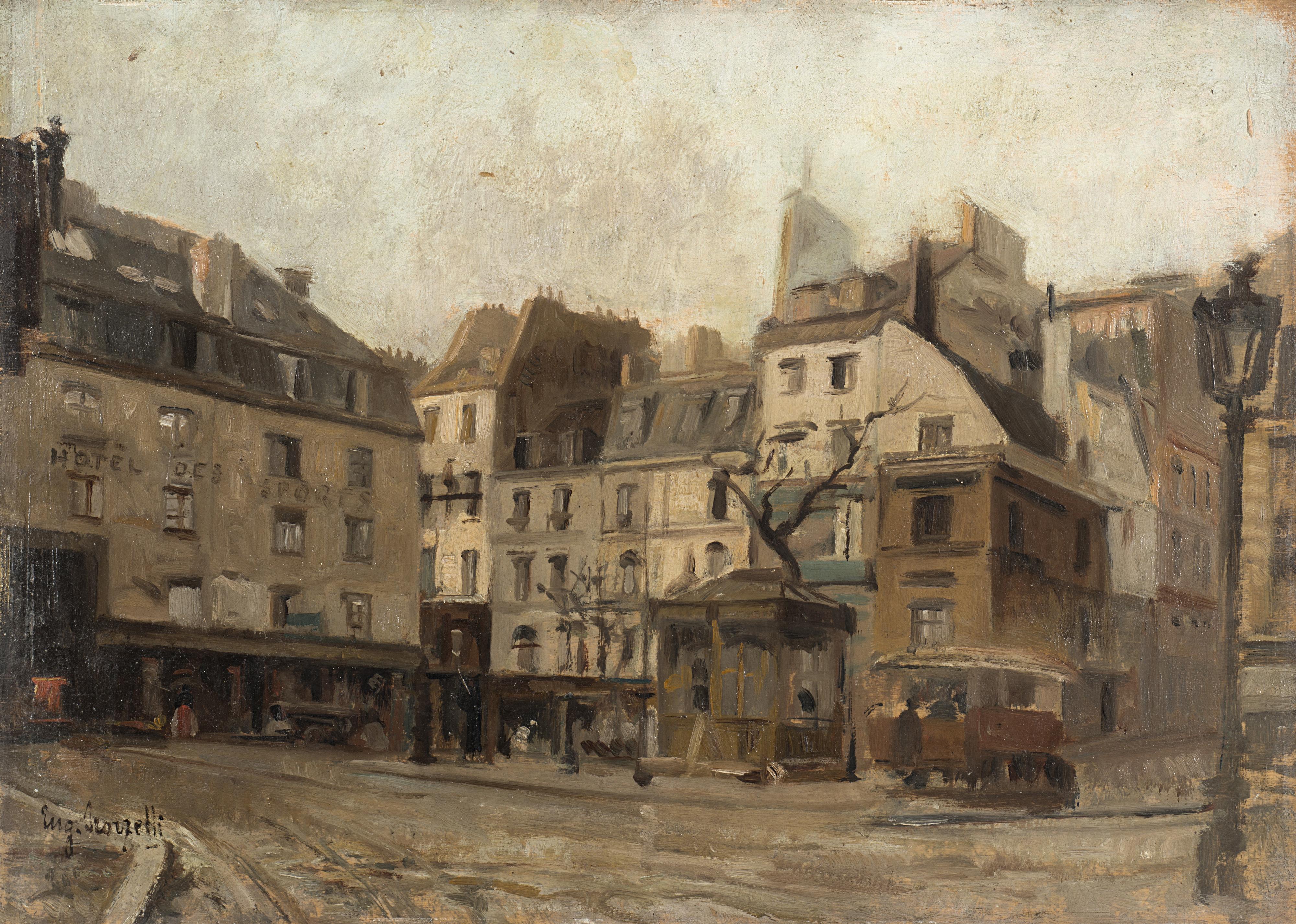 Eugenio Scorzelli - Scorcio di Parigi