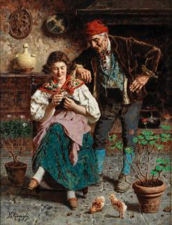 Eugenio Zampighi - He loves me, he loves me not