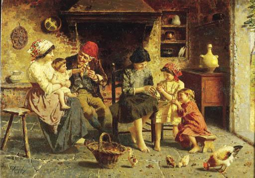 Eugenio Zampighi - La famiglia felice