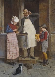 Eugenio Zampighi - The Angel Of Mercy