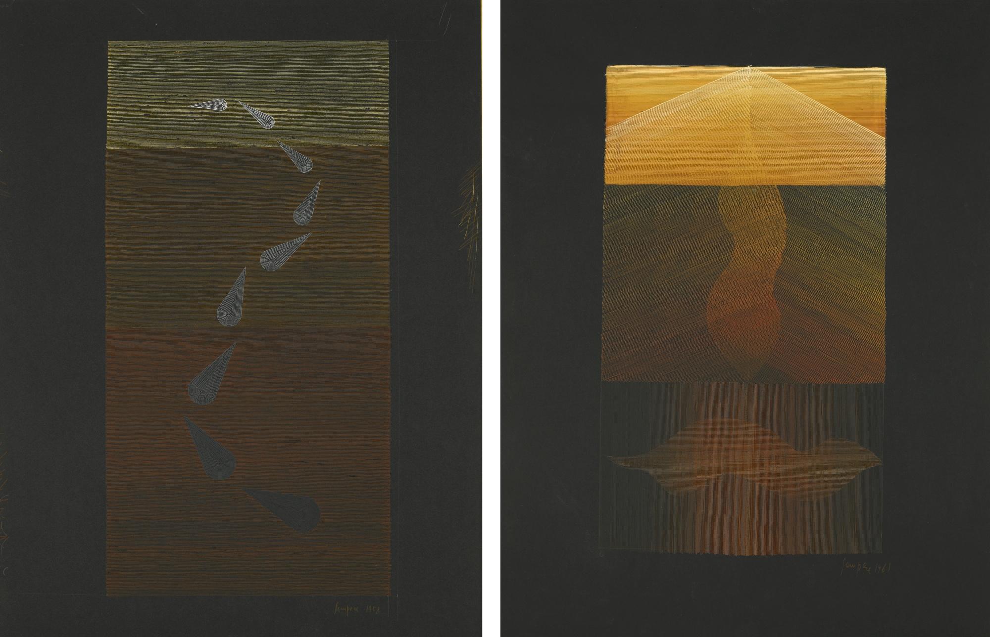 Eusebio Sempere - Untitled [Two Works]