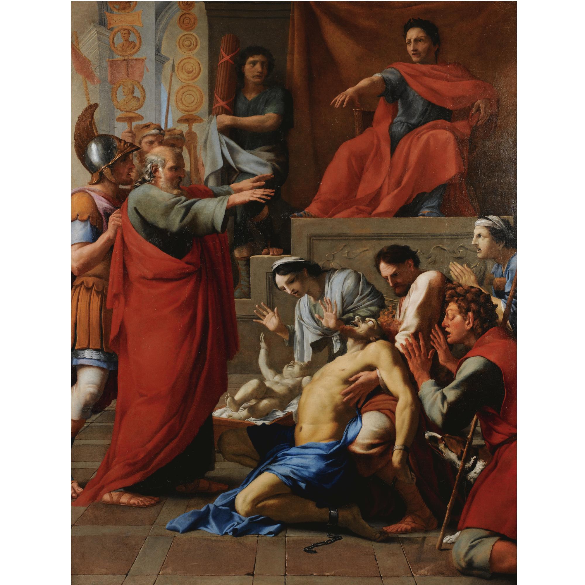 Eustache Le Sueur - Saint Paul Exorcizing A Possessed Man