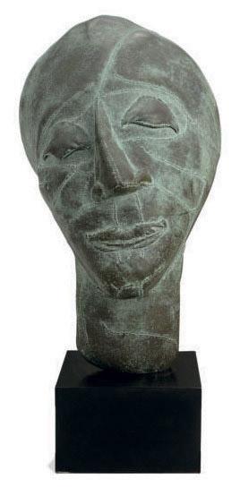 Eva Aeppli - Untitled (Bronze Head)
