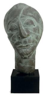 Eva Aeppli - Untitled (Bronze Head)
