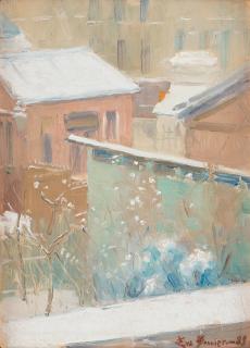 Eva Bonnier - View from Eva Bonnier\'s studio, Hamngatan 1, Stockholm