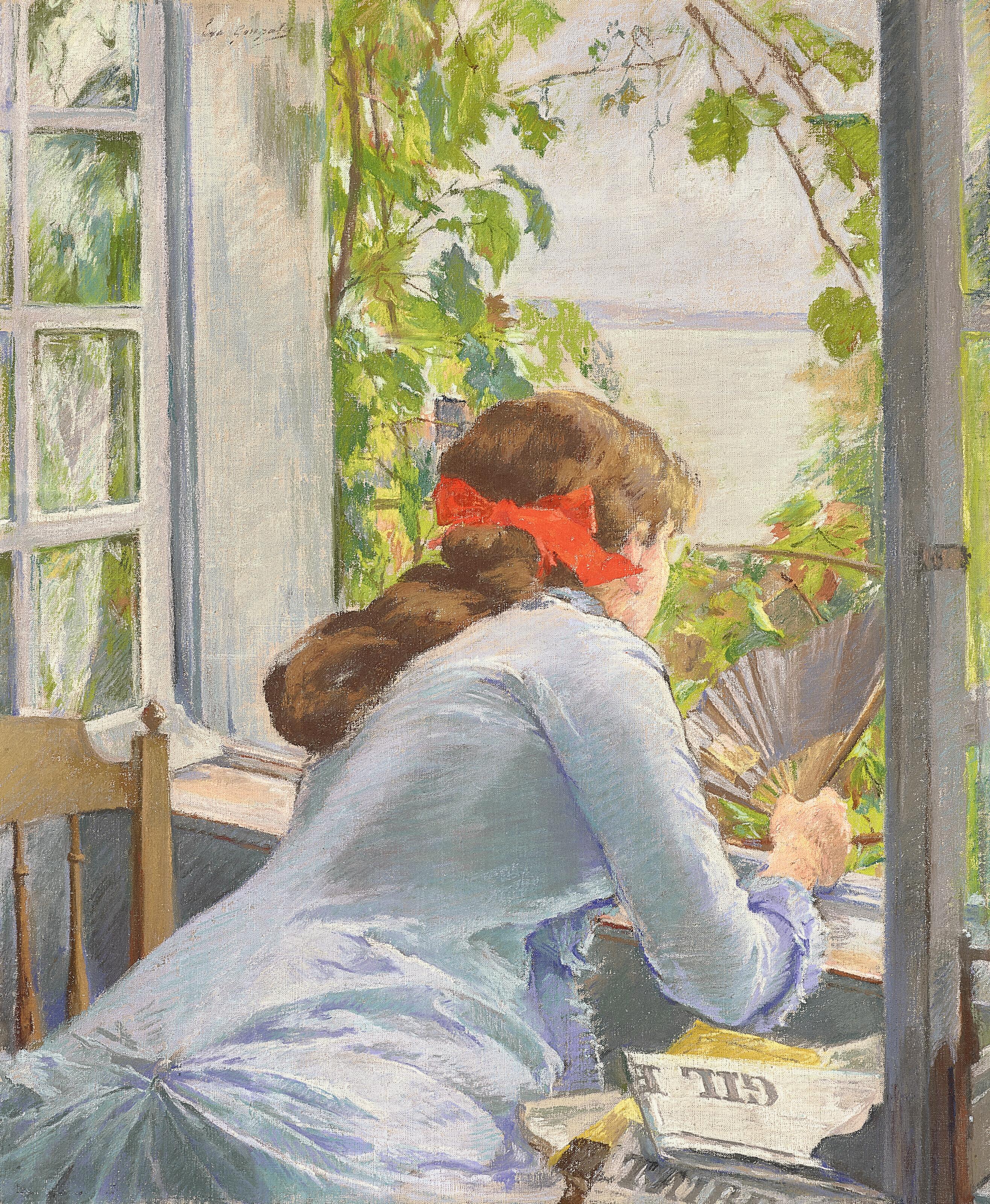 Eva Gonzales - Au bord de la mer (Honfleur)