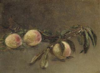 Eva Gonzales - Branche de pêches