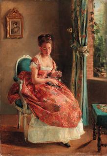 Eva Gonzales - La demoiselle