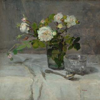 Eva Gonzalès - Roses Dans Un Verre