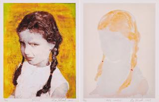 Eva Schwab - Zöpfe und Zöpfe Nachbild (Aus: Nachbilder).