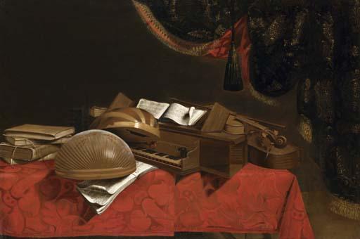 Evaristo Baschenis - A Still Life With Musical Instruments