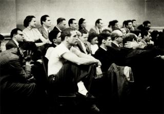 Eve Arnold - Paul Newman at The Actor\'s Studio, New York