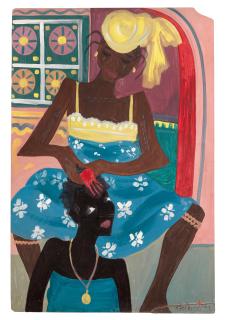 Eve de Negri - Mother and Child (Interior scene)