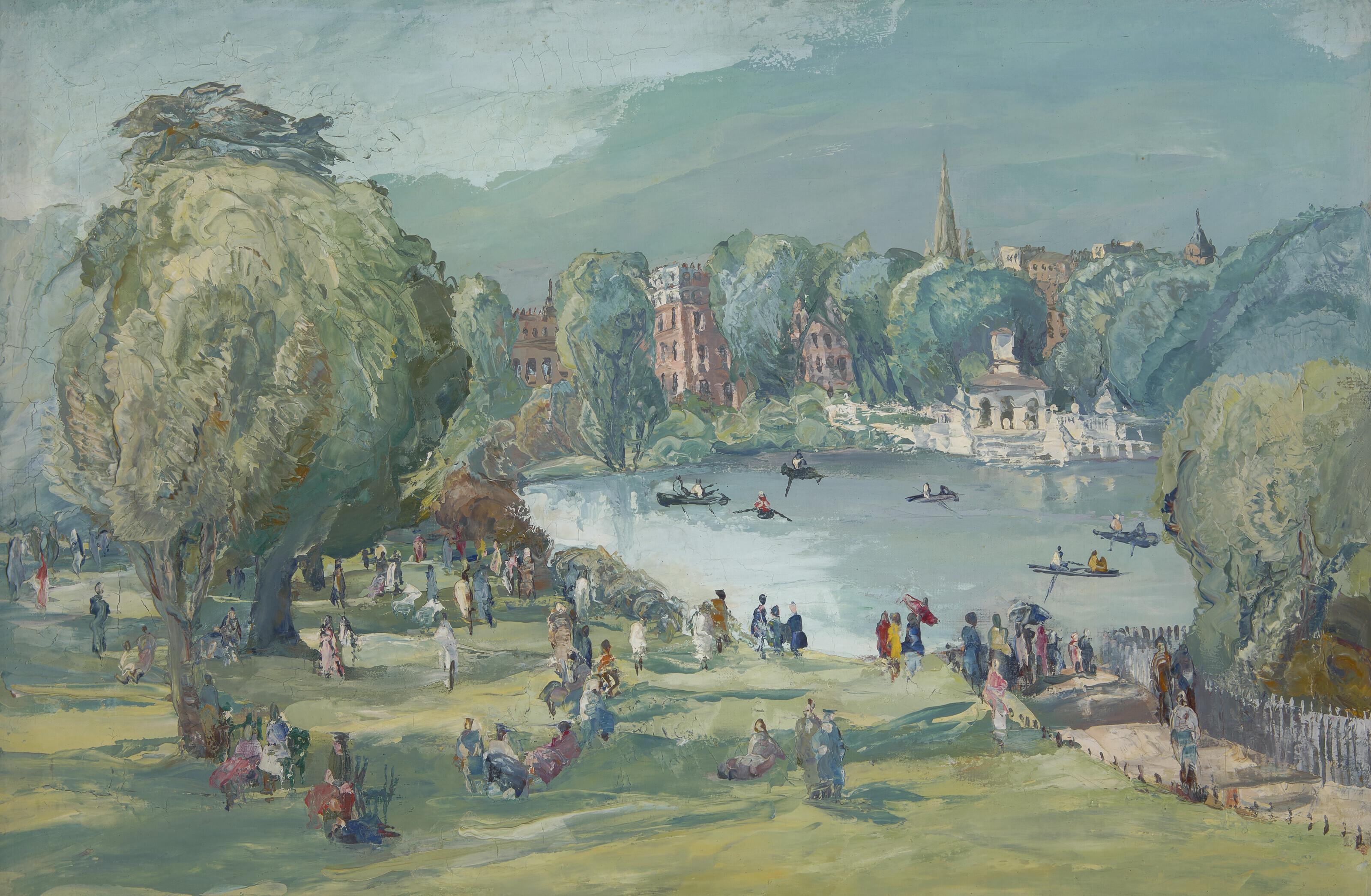 Eve Kirk - The Lily Pond, Kensington Gardens