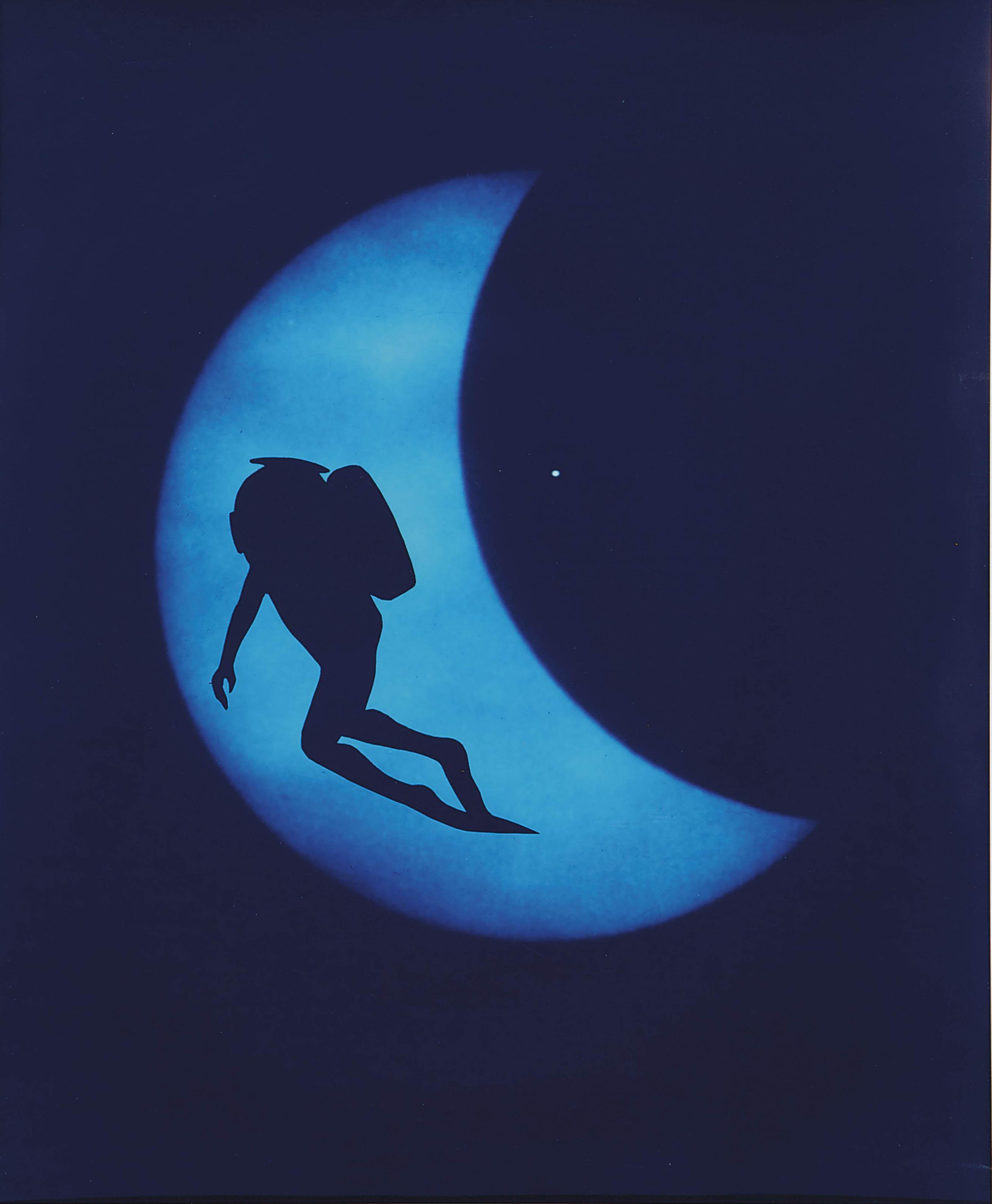 Eve Sonneman - Diver on Lunar Eclipse, 1988