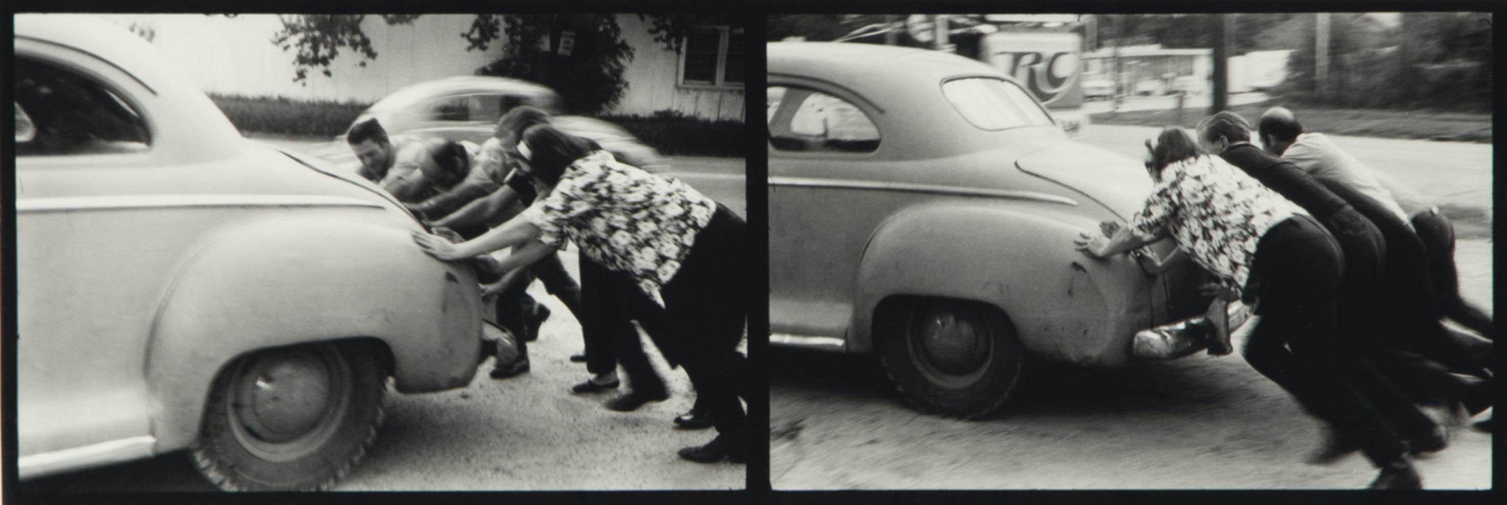 Eve Sonneman - Pushing, Houston, 1971