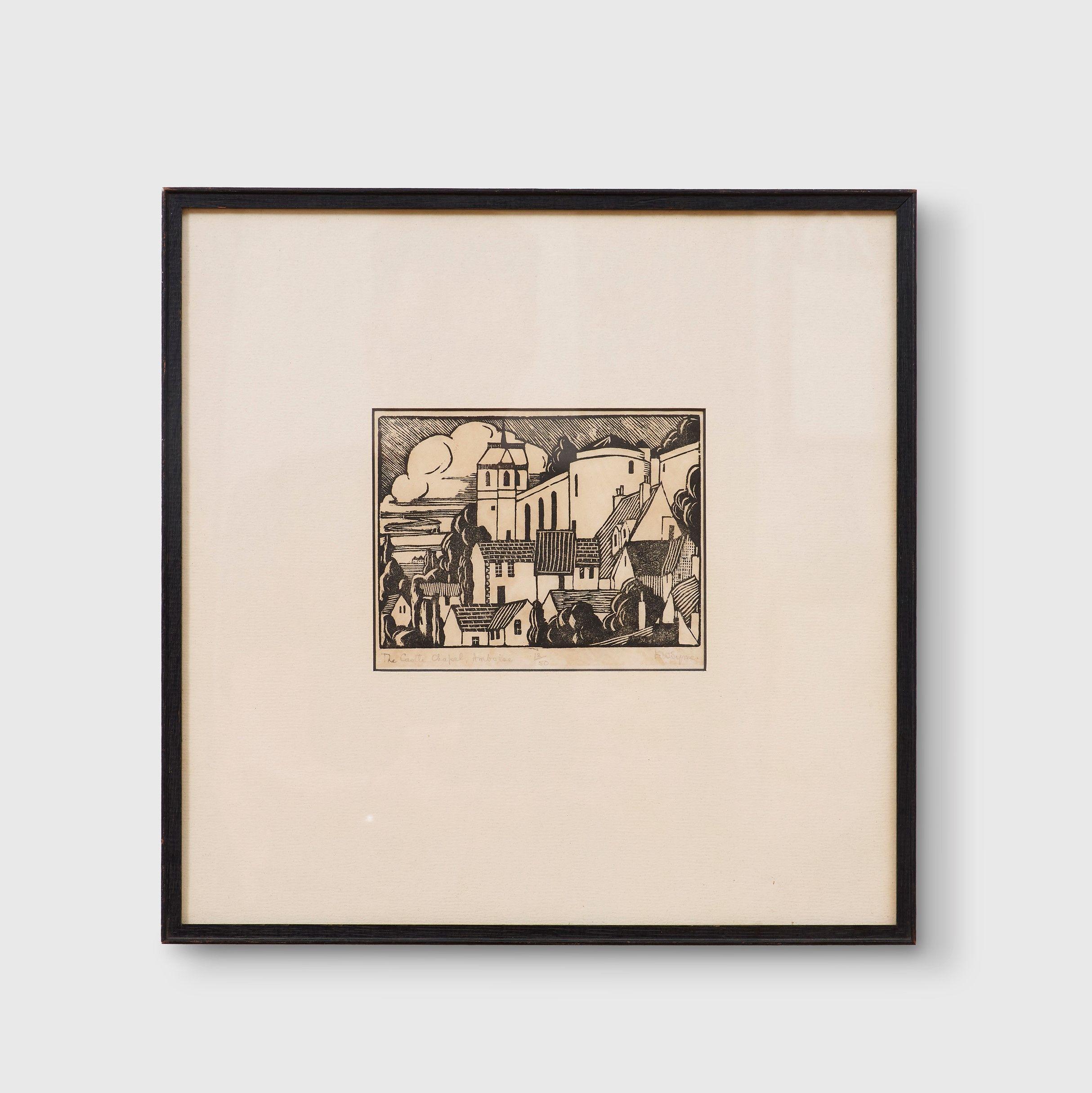 Eveline Syme - The Castle Chapel, Amboise, c.1920