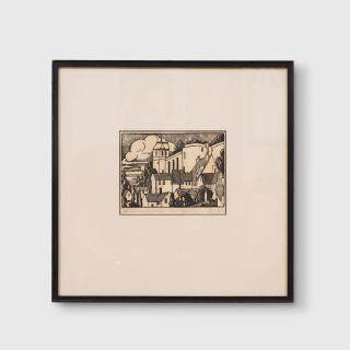 Eveline Syme - The Castle Chapel, Amboise, c.1920