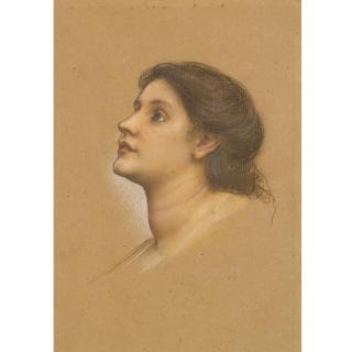 Evelyn de Morgan - Head Of A Young Girl