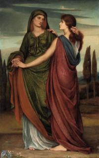 Evelyn De Morgan - Naomi and Ruth