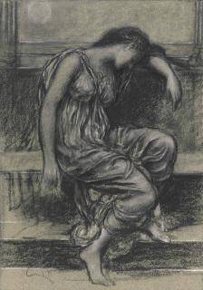 Evelyn De Morgan - Study for \'In Memoriam\'