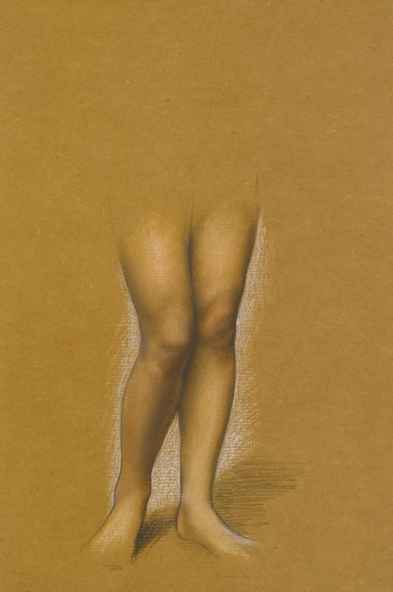 Evelyn De Morgan - Study Of A Pair Of Legs, Possibly For Helen Of Troy